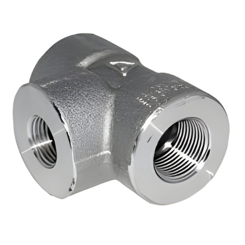 Stainless steel forged fitting for industrial piping systems
